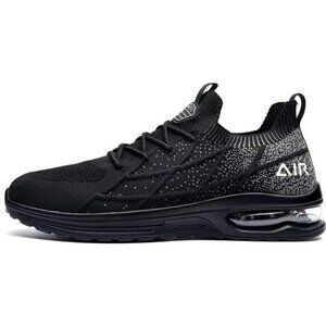 Mens Air Running Shoes Slip On Lightweight Walking Gym Tennis Sneakers